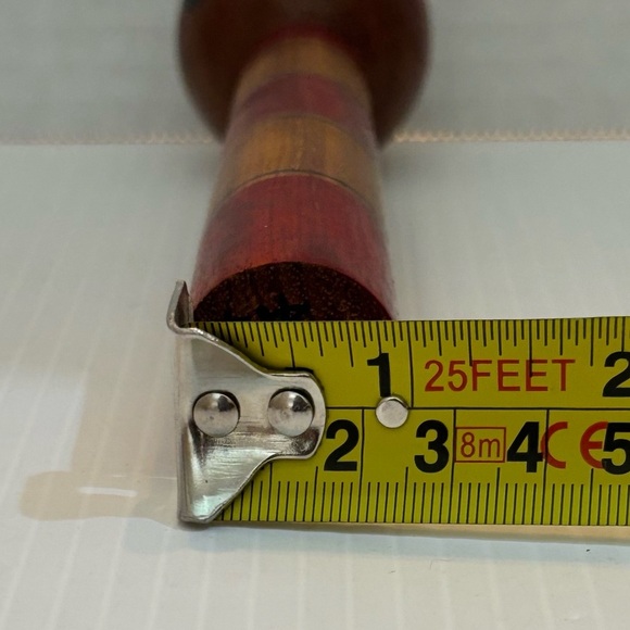 Japanese Vintage Kokeshi Doll, signed 7” - Picture 13 of 13